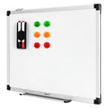 Magnetisches Whiteboard mit Stiftablage und Aluminiumleisten trocken abwischbar
