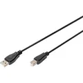 USB 2.0 Anschlusskabel USB-A (Stecker) > USB-B (Stecker) schwarz, 1,8 Meter