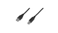 4016032284789 Kabel połączeniowy USB 2.0 Typ USB A/USB B, M/M czarny 1,8m AK-300
