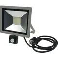 LED Fluter SlimLine 30W 2100lm neutralweiß Bewegungsmelder grau EEK F [A-G] CHILITEC 22574