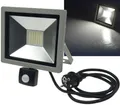 ChiliTec "CTF-SLT30 PIR" LED Fluter SlimLine IP44 2960lm 4200K Bewegungsmelder