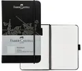 Faber-Castell 10065067 - Notizbuch DIN A6 schwarz, kariert, 100 g/m², 194 Seiten FSC-Mix Papier, 90 x 140 mm