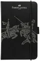 FABER-CASTELL Notizbuch, DIN A6, kariert, schwarz