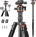 Victiv 200cm Kamera Tragbares Stabiles Reisestativ 2-in-1 Stativ Einbeinstativ
