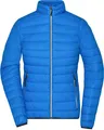 Leichte Daunenjacke im klassischen Design cobalt/silver, Gr. M