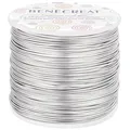 Aluminiumdraht 1mm 150m Bastel Draht Schmuck Verpackung floristisch silber