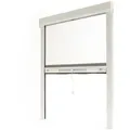 Avosdim - Insektenschutzrollo Fenster & Tür B 1000 Mm X H 1600 Mm - Aluminium - Weiß