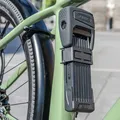 ABUS BORDO One 6000AF/120 black SH Finger Print Fahrradschloß mit Alarm