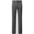 BOSS Orange Slim Fit Chino mit französischen Eingrifftaschen in Mittelgrau, Größe 34/32