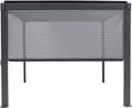 MIRADOR 80/88 Windschutz 3 m Polyester PVC Anthrazit für Solid und Basic Pergola