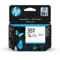 HP Inc. HP Original 351 Druckerpatrone cyan magenta gelb 170 Seiten 3,5ml (CB337EE) CB337EE#UUS