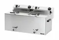 Bartscher Elektro-Doppel-Fritteuse Professional II mit Fettablasshahn - 162910