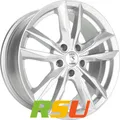 Momo Fast silver glossy 6.5x16" ET40 LK5 100 ML 72.3 Alufelgen 16 Zoll