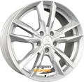 4x MOMO FAST Silver Glossy 6,5x16 ET40 5x100 Alufelgen 16 Zoll