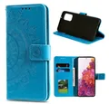 CoverKingz Handyhülle Hülle für Samsung Galaxy S20 FE Handyhülle Flip Case Cover Tasche 16,5 cm (6,5 Zoll), Klapphülle Schutzhülle mit Kartenfach Schutztasche Handycase Motiv