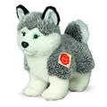 Teddy Hermann 92701 Hund Husky 23 cm, Kuscheltier mit idealem Recyclinganteil (Füllmaterial)