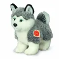 Teddy Hermann Husky Kuscheltier Stofftier Plüschtier Hund Plüsch Grau Weiß 23 cm