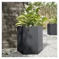 vidaXL Pflanzkübel, Pflanzkübel Anthrazit Sechseckig 46x40x45 Stahl