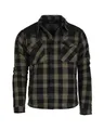 Lumber Jacket schwarz/oliv, Outdoor, Military         -NEU-
