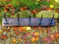 Antikas Garderobenhaken Wandgarderobe Heart of India, Flur Garderobe im Antik-Look mit 5