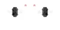 2x SIDEM Querlenkerlager vorne links rechts für Mitsubishi L 200 K7_T K6_T
