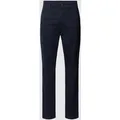 BOSS Orange Tapered Fit Chino mit französischen Eingrifftaschen in Marine, Größe 34/34