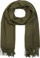 styleBREAKER Modeschal Weicher Schal Uni mit Fransen, (1-St)