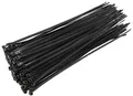Kabelbinder 300 x 4,8mm 100 Stück Wetterfest UV beständig Hohe Zugfestigkeit Schwarz