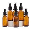 Pipettenflasche 30ml Apothekerflasche Braunglas mit [Dropper Pipette Glas]