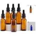 Yizhao 30 ml Braune Pipette Flasche mit Glas Pipette, 12 Stück