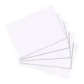Herlitz Karteikarte A5 blanko weiß 100er Packung