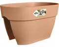 Geländer Blumenkasten Elho Vibia campana Flower Bridge Kunststoff 40 x 26 x 22 c