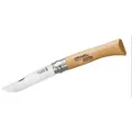 Opinel N°10 254010 Taschenmesser Holz, Chrom