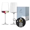 Zwiesel Glas Weinglas leicht & frisch Vivid Senses (2-er Set), filigrane Allround Weingläser, spülmaschinenfeste Tritan-Kristallgläser, Made in Germany (Art.-Nr. 122426)