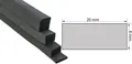 VKP8X20 Moosgummi EPDM - Vierkantprofil 8X20 mm Gummiprofil, Profilgummi, Rechteck