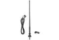 tomzz Audio Hochflexible Universal Gummi Antenne AM/FM UKW ca. 1,3m Kabel DIN+ISO Autoradio-Ersatzantennenstab