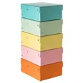 Falken 5x PURE Box Pastell A5, Füllhöhe 100 mm, Farben pastell sort., 22001968F