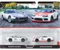 Mattel Hot Wheels Premium Car Culture 2er-Pack, Spielzeugautos für erwachsene Sammler