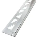 Dalsys Fliesenschiene Aluminium 2,5m x 8mm Eckprofil Silber Matt