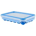 Emsa Eiswürfelbox "Clip & Close" in Blau - (B)22,5 x (H)5 x (T)16,5 cm