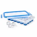 EMSA Clip & Close Frischhaltedose, Eiswürfelform, 22,6 x 16,5 x 4,9 cm, Blau 