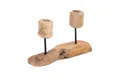 CREEDWOOD Kerzenständer KERZENHALTER "2 LIGHTS", vintage Wurzelholz Kerzenständer