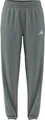 adidas Women's Train Essentials 3-Stripes Woven Pants, Wonder Sage/White, XS