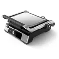 Philips elektrischer Kontaktgrill mit Antihaftbeschichtung (HD6301/90) - Silber