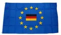 Flagge / Fahne Europa mit Deutschlandfahne Hissflagge 90 x 150 cm