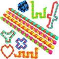 Magische Schlange Spielzeug Kindergeburtstag Mitgebsel 12x Wacky Tracks Set