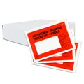 250 Begleitpapiertaschen/Lieferscheintaschen/Dokumententaschen DIN C6 rot