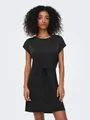 Minikleid "ONLHANNAH S/S SHORT DRESS JRS", Gr. S (36) - N-Gr, Black N-Gr