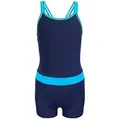 Aquarti Badeanzug Aquarti Mädchen Badeanzug mit Bein Racerback blau 128