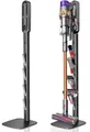 JUPELI Staubsauger Ständer – Kompatibel mit Dyson V16, Gen5detect absolute, V15, V12, V11, V10, V8, V7, V6 – Metall Bodenständer mit 4 Haken, bohrfreie Halterung für Zubehör-Aufbewahrung